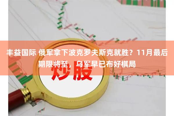 丰益国际 俄军拿下波克罗夫斯克就胜？11月最后期限将至，乌军早已布好棋局